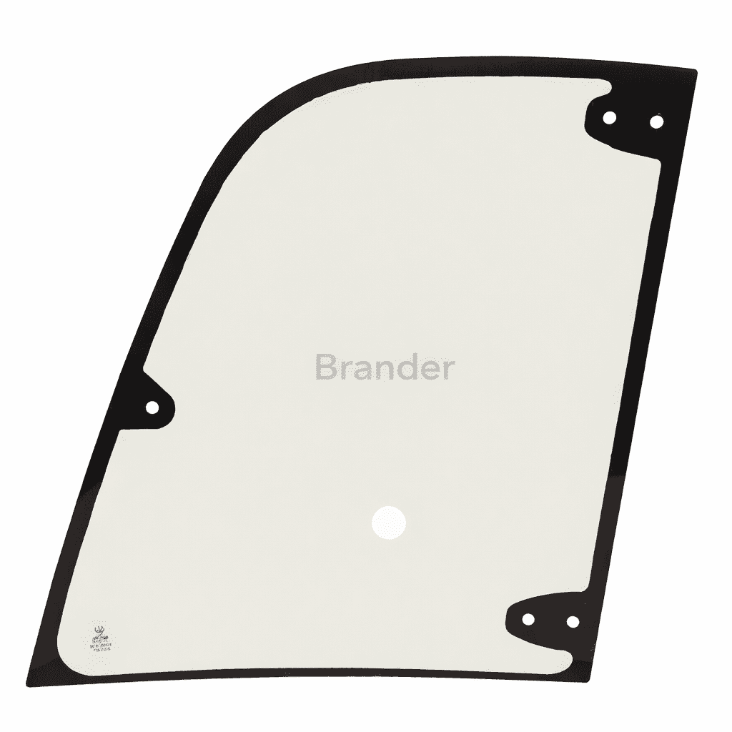 Weidemann door window, top left - cab LK116, LK116-1