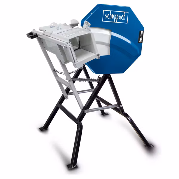 Scie à bûches Scheppach 230 V, 2 200 W, lame 405 mm, jusqu'à 135 mm