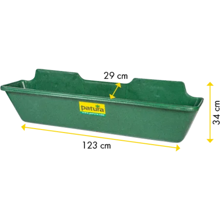 Patura Kunststoff-Langtrog, 50 l - zum Anschrauben