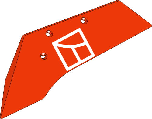 Schnabelschar N152L - links - passend zu Pflüge Niemeyer DELTA, Alphatop