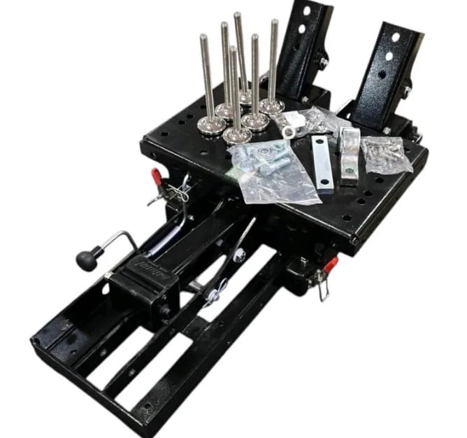 LEHNER POLARO Zugmaulhalterung absenkbar – Halterung für Radlader & Gabelstapler