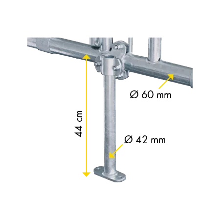 Patura Mittelstütze für Fressgitter