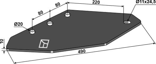 BL29598 Messerverstärkung - 10mm