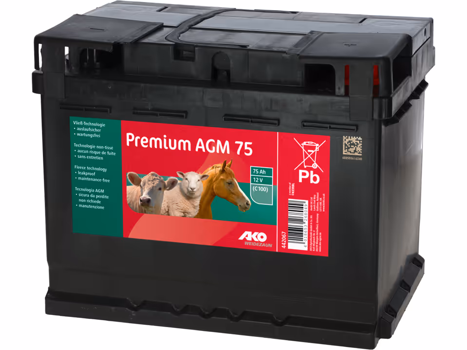 AKO Premium AGM Batterie 75 AH (C100)