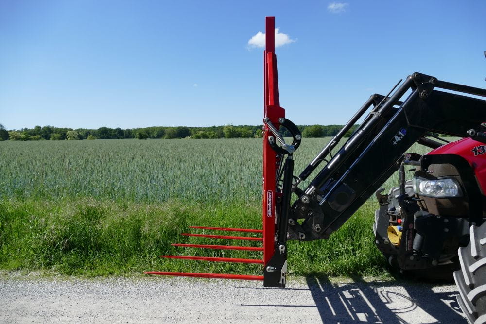 Düvelsdorf Ballenspieß 1850mm / hydraulisch - Euroaufnahme