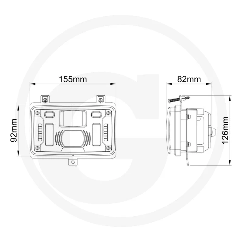 LED headlights - suitable for Deutz-Fahr, Lamborghini