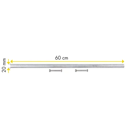 Patura central locking rod