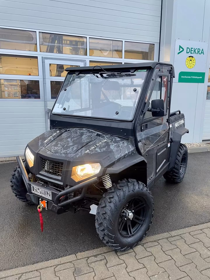 Hisun Sector E1 – Electric UTV with 48V AC drive | 75 km range & 4WD