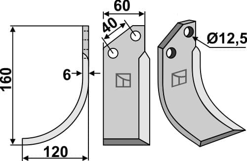 BL6326 Fräsmesser L - passend zu Tortella 2985552