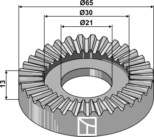 660-107 Klemmverstellscheibe 48 Zähne