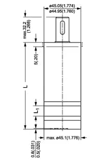 Danfoss / White hydraulic orbit motor OML 8cm3 / Ø16mm