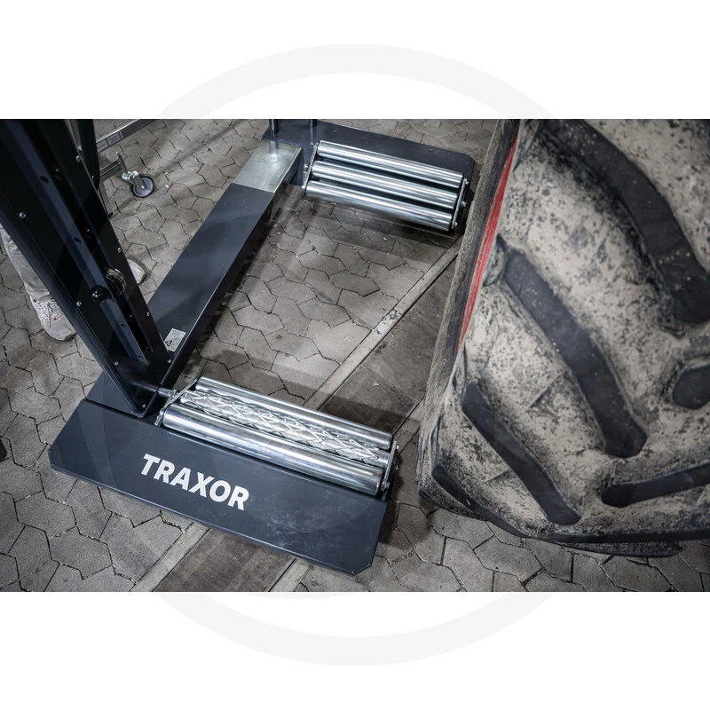 TRAXOR Radmontagewagen mit Raddrehvorrichtung – Reifenmontagewagen 1,5 t