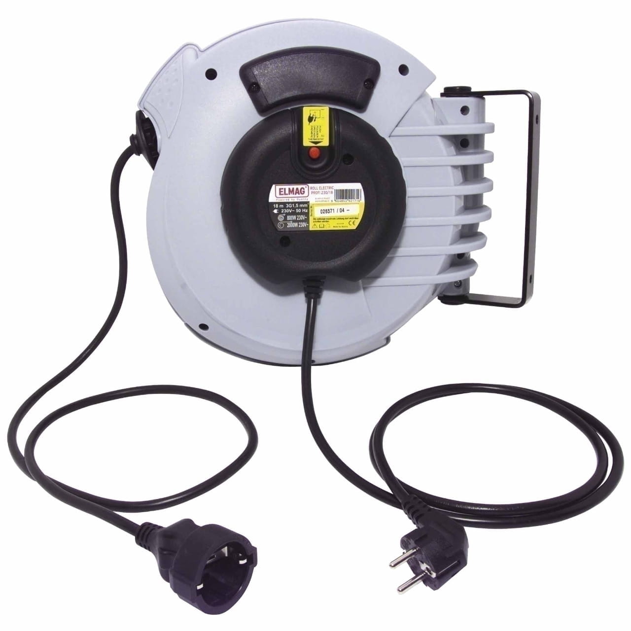 ELMAG ROLL ELECTRIC PROFI PLUS 230/15 – Automatischer Kabelaufroller H07RN-F 3x2,5 mm²