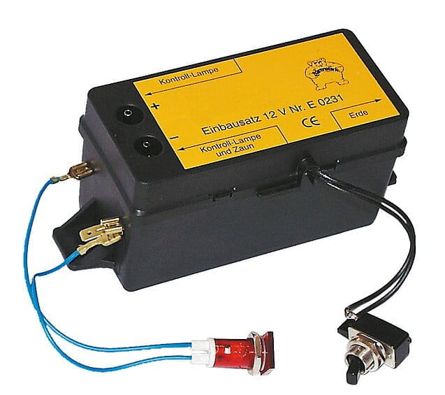 11251 Weidezaungerät Einbausatz - 12 Volt