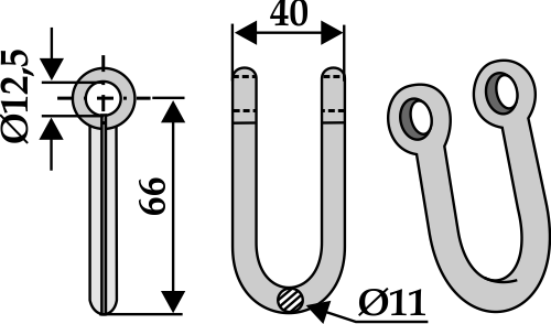 BL63-DUEC-900 Schäkel - passend zu Dücker