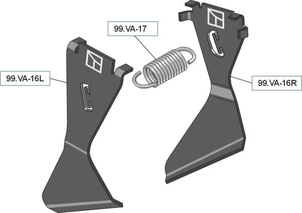 Zugfeder 61xØ2,5xØ28 - passend zu Väderstad 265705