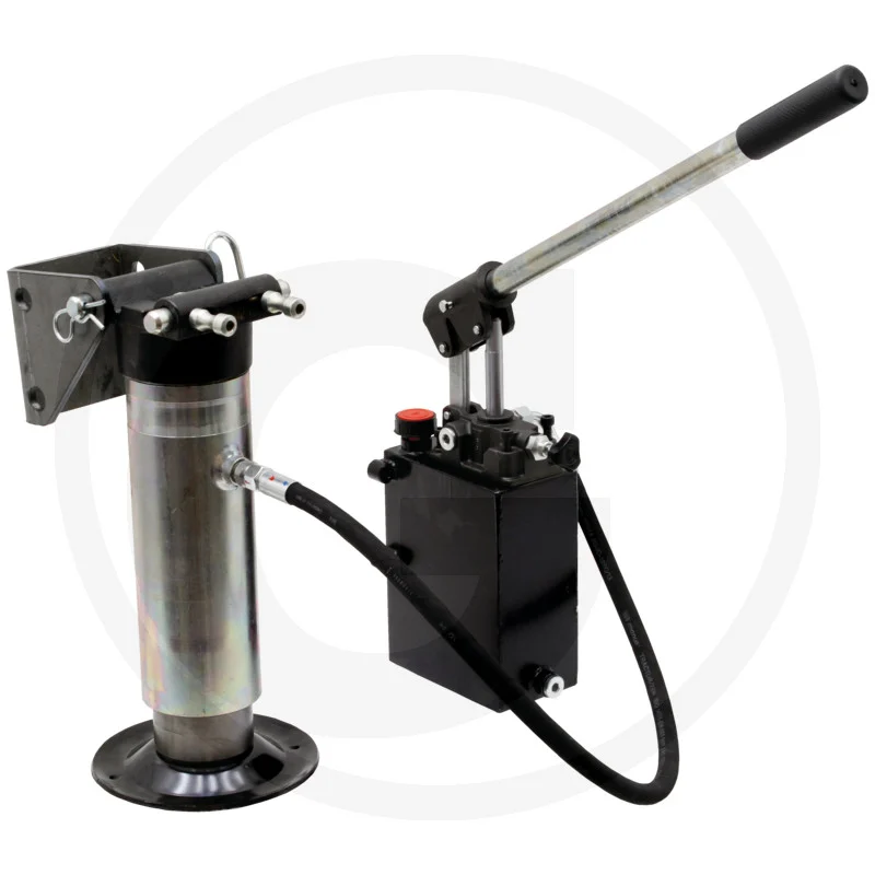 Hydraulisches Handpumpen Kit mit Stützzylinder – 200 bar Hydrauliksystem mit 2 m Schlauch