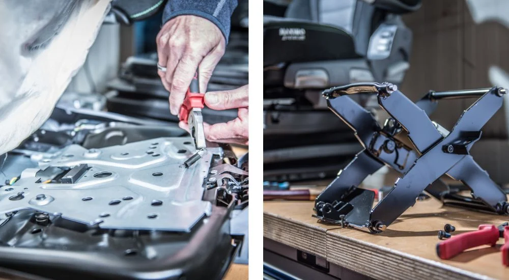 Driver's seat service – configuration, repair & optimization for agricultural, construction and industrial trucks