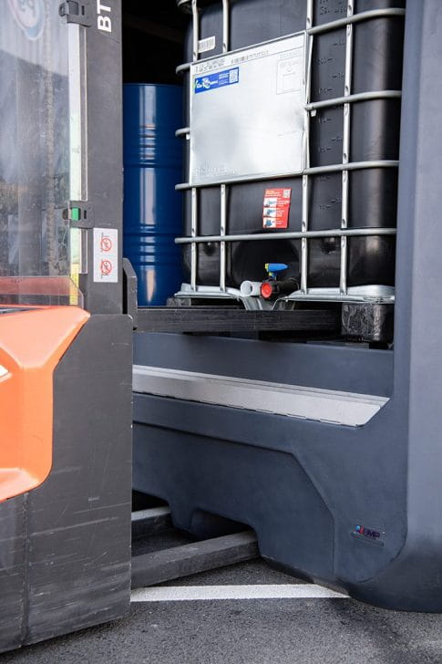 EMP Lagerungscontainer für 2 IBC – 2800 L | unterfahrbar