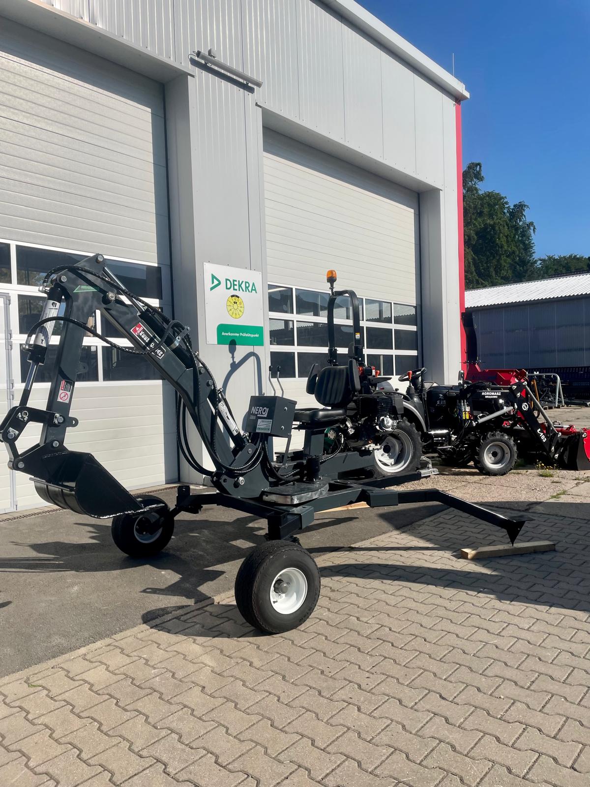Schreitbagger Nero 580 kg | 15 PS Loncin Benzinmotor | 360° Schwenkbereich | E-Start