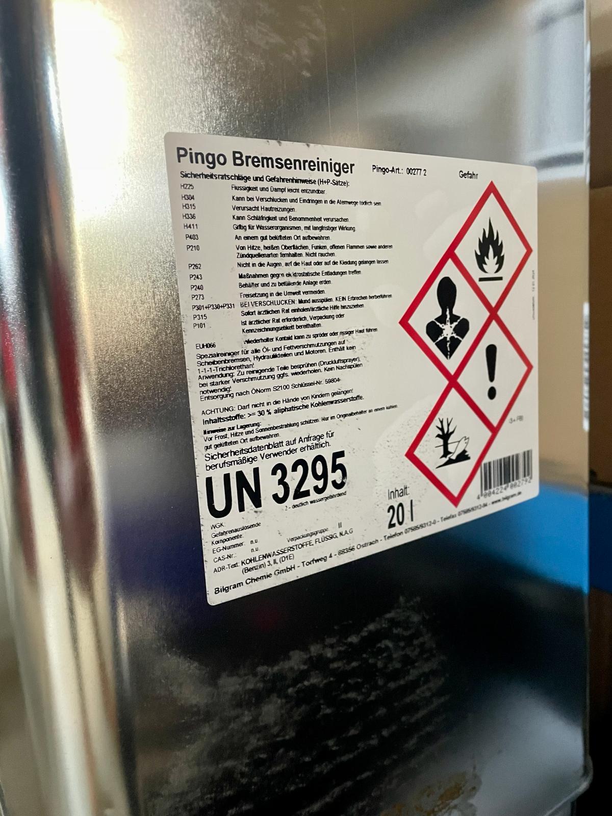 S000019 Kanister Bremsenreiniger - 20L