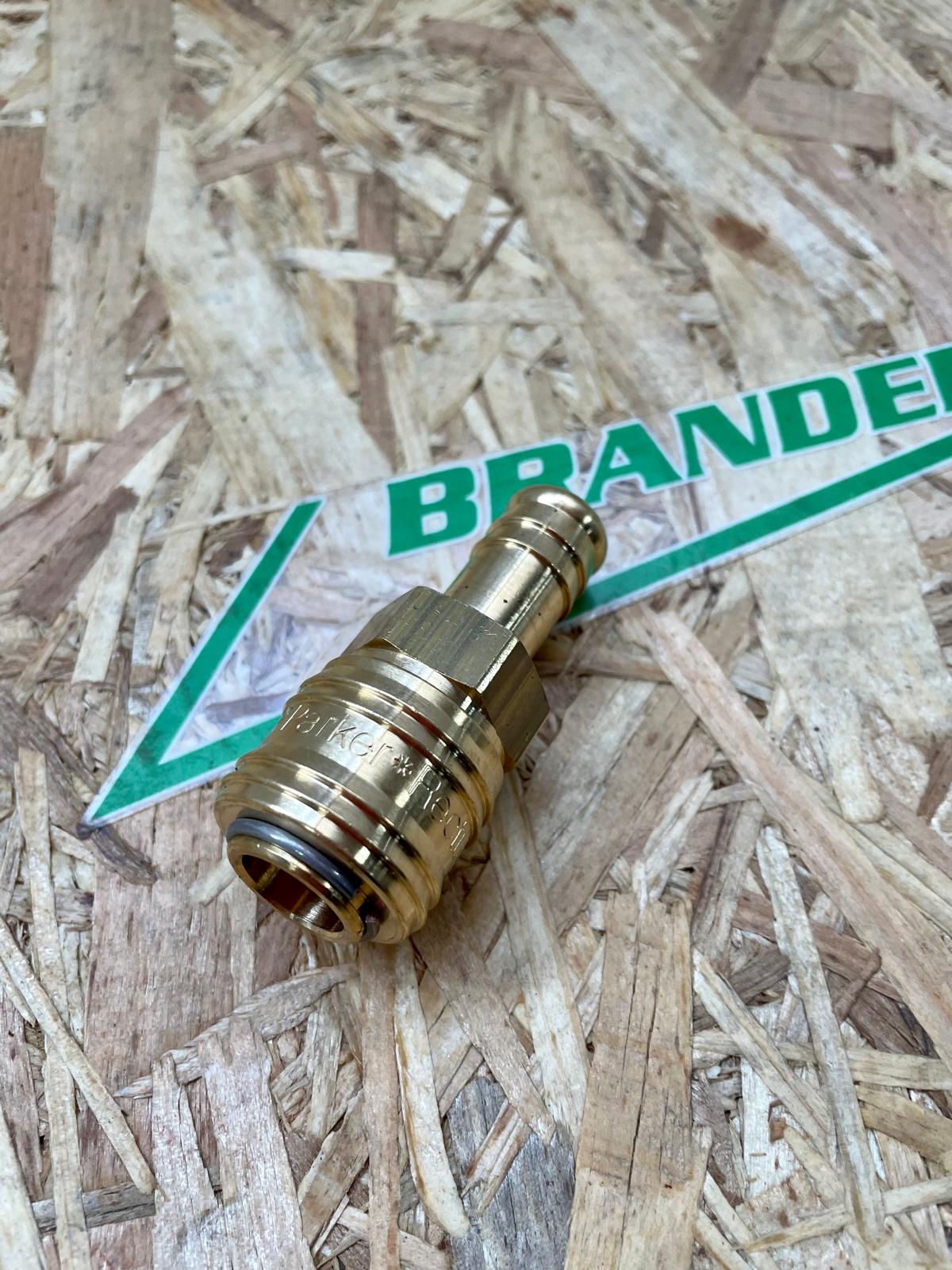 Druckluft Kupplung mit Schlauchanschluß - 1/2" / 13mm