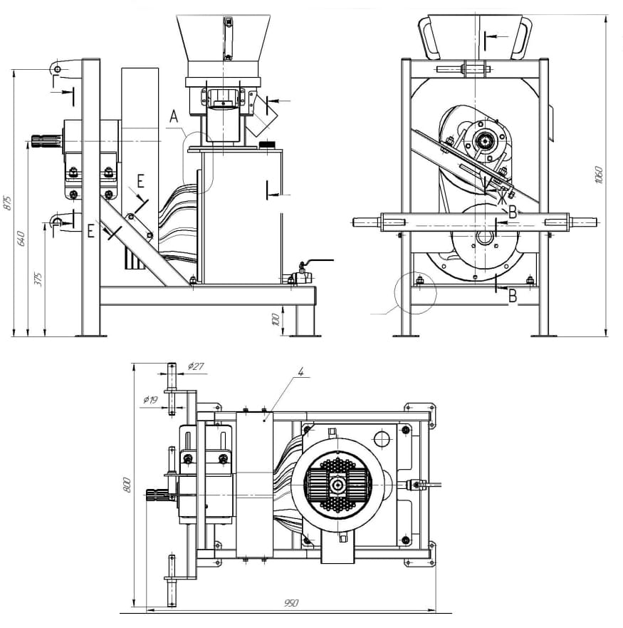Pelletpresse Zapfwelle bis 350 kg/h | Mobiler Granulator für Biomasse & Futter