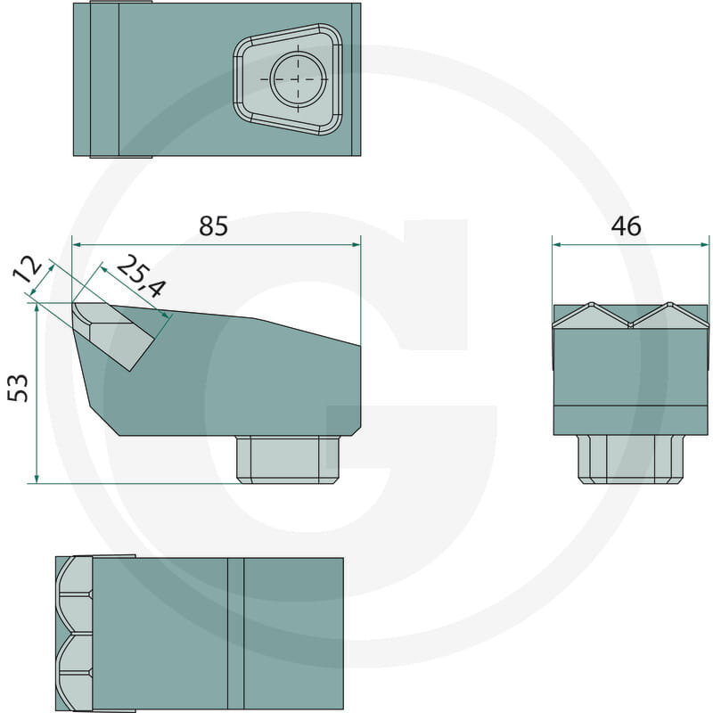 Carbide tool hammer - compatible with Agrimaster
