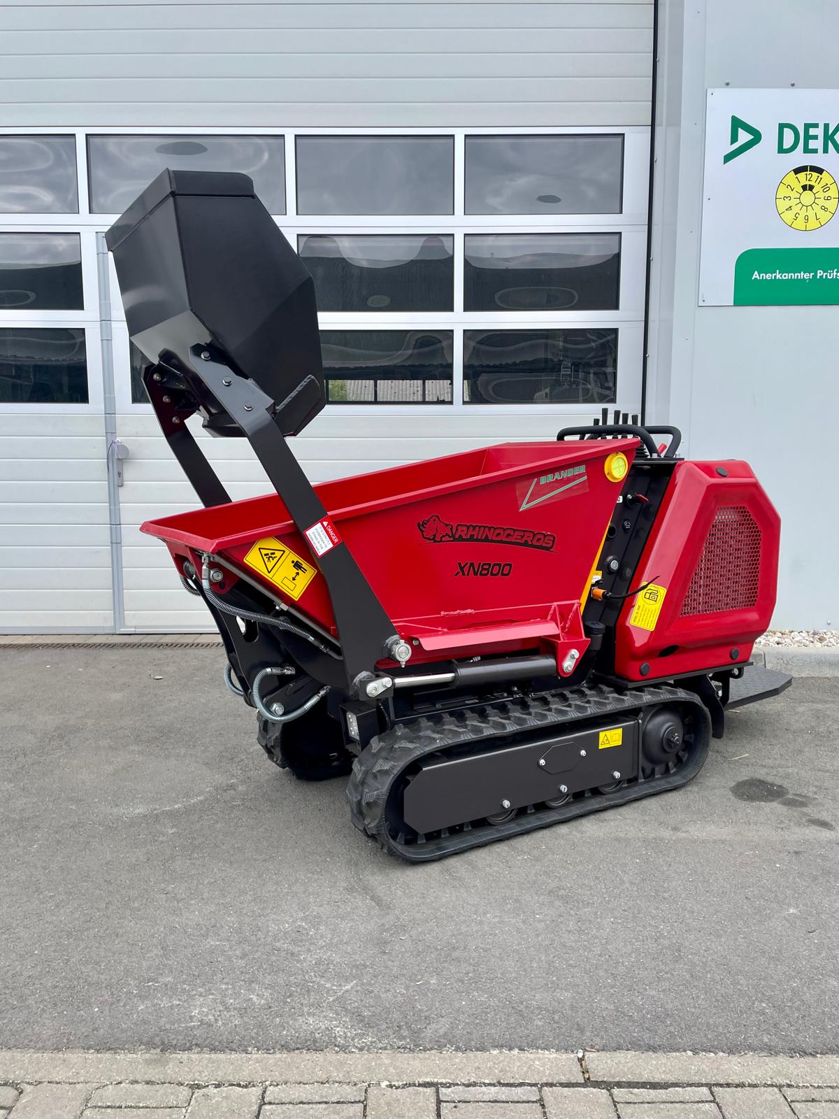Rhinoceros XN800 Raupendumper mit Kubota Motor & Hochentleerung