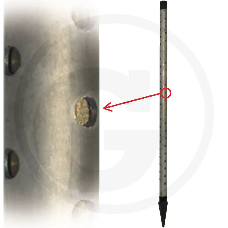 Rammfilter  1 1/4" x 1150mm - mit Innentresse