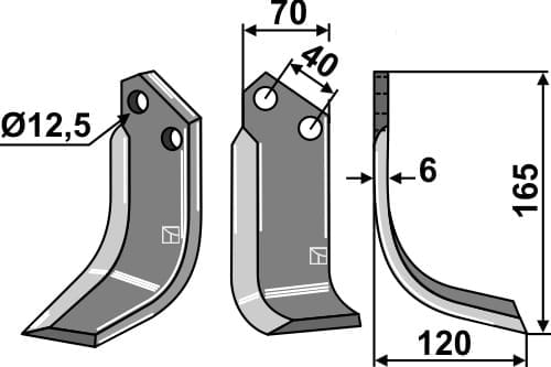BL5202 Fräsmesser R - passend zu Goldoni 17011