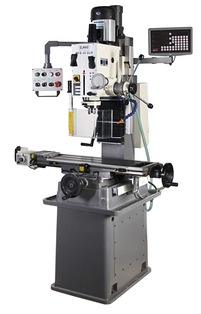 Gearbox milling and drilling machine MFB 45 GLH incl. 3-axis digital position display