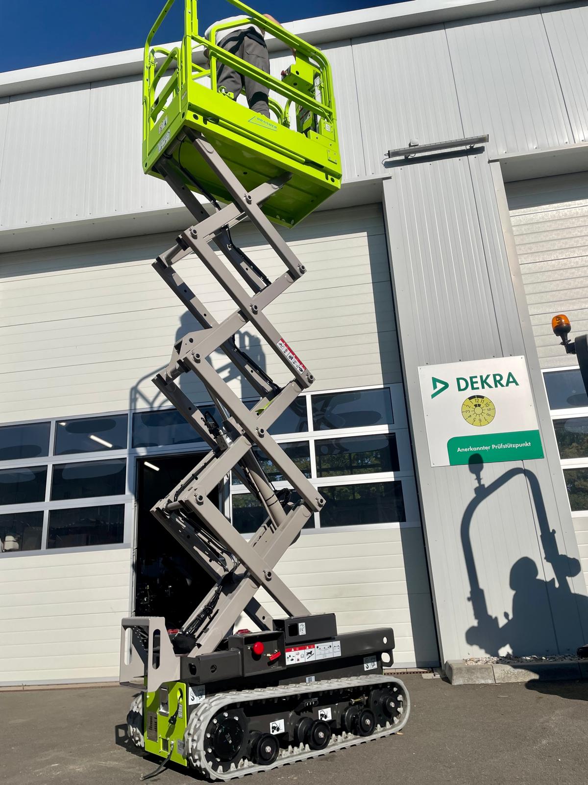 Nacelle ciseaux chenillée Zoomlion, hauteur de travail de 6,5 m – plateforme de travail électrique sur chenilles