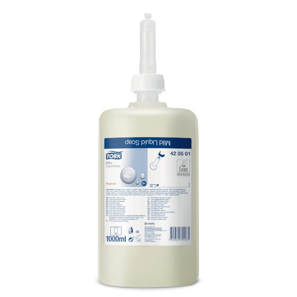 BL25317 TORK 420501 – milde Flüssigseife perlweiß - 1L