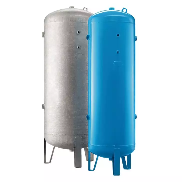 ELMAG Druckluftbehälter EURO-Serie 11/11,5 bar EURO S 1000 CE inkl. Manometer und Sicherheitsventil, 1000 l, stehend