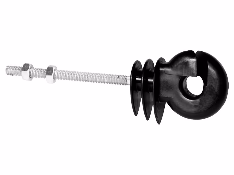 25x Ringisolator mit metrischem, 80x6mm langem Gewinde