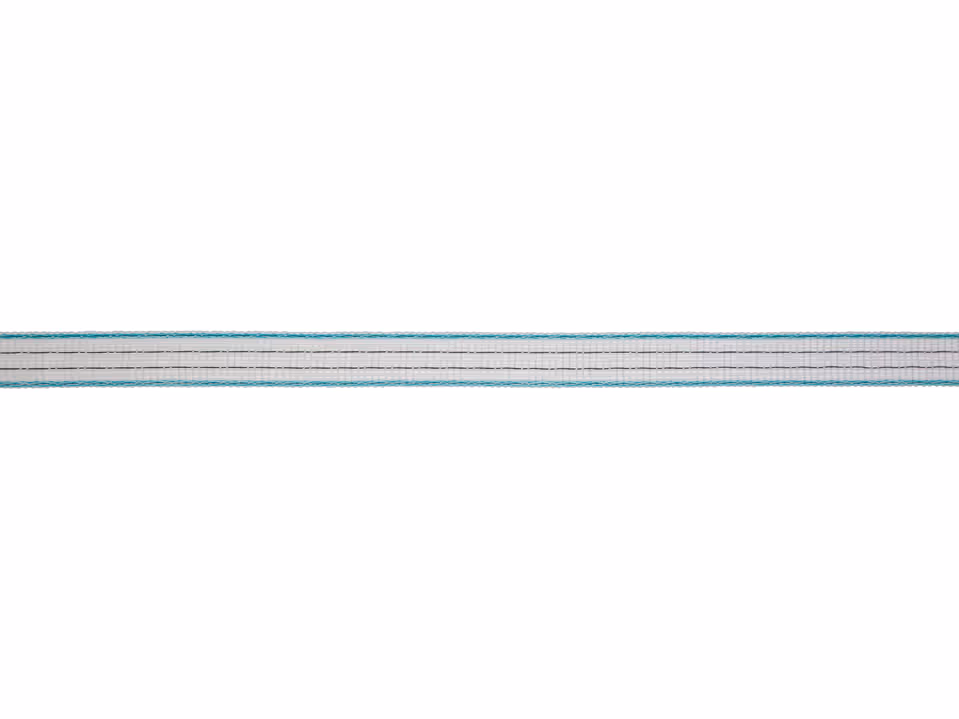 Band TopLine, 200m, 20mm, weiß/petrol, 6x0,25mm TRICOND