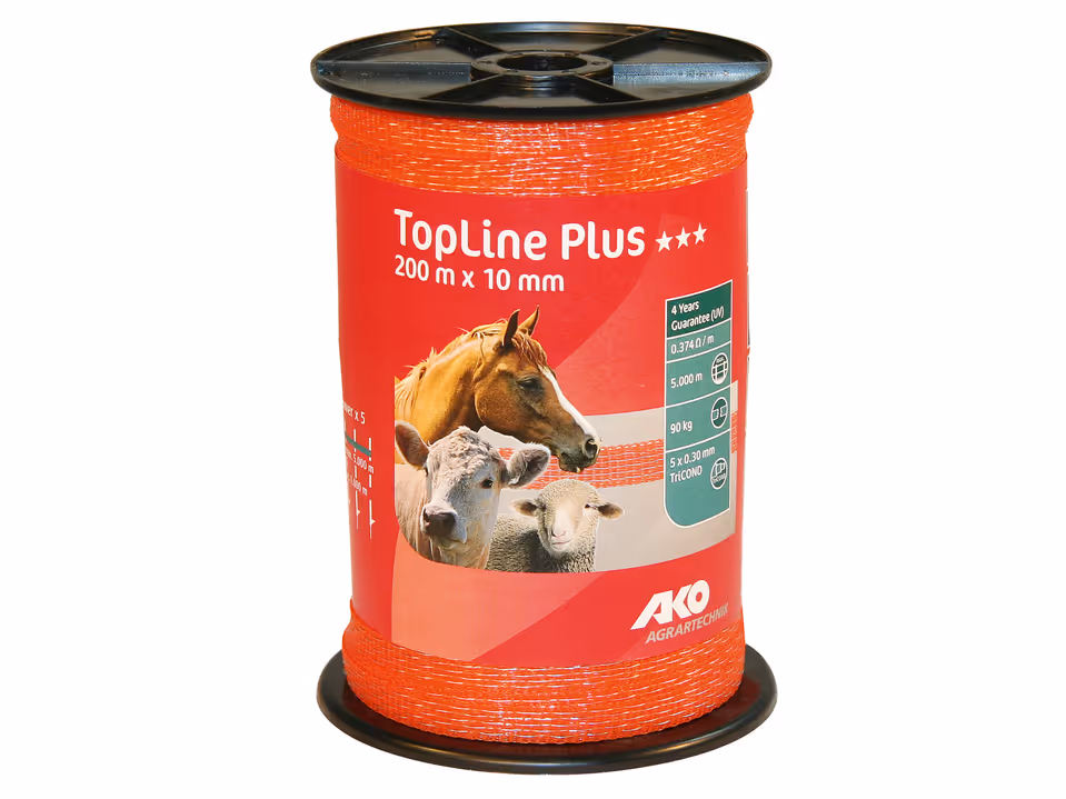 Band Top Line Plus 200m, 10mm 5x0,30 TriCond, orange
