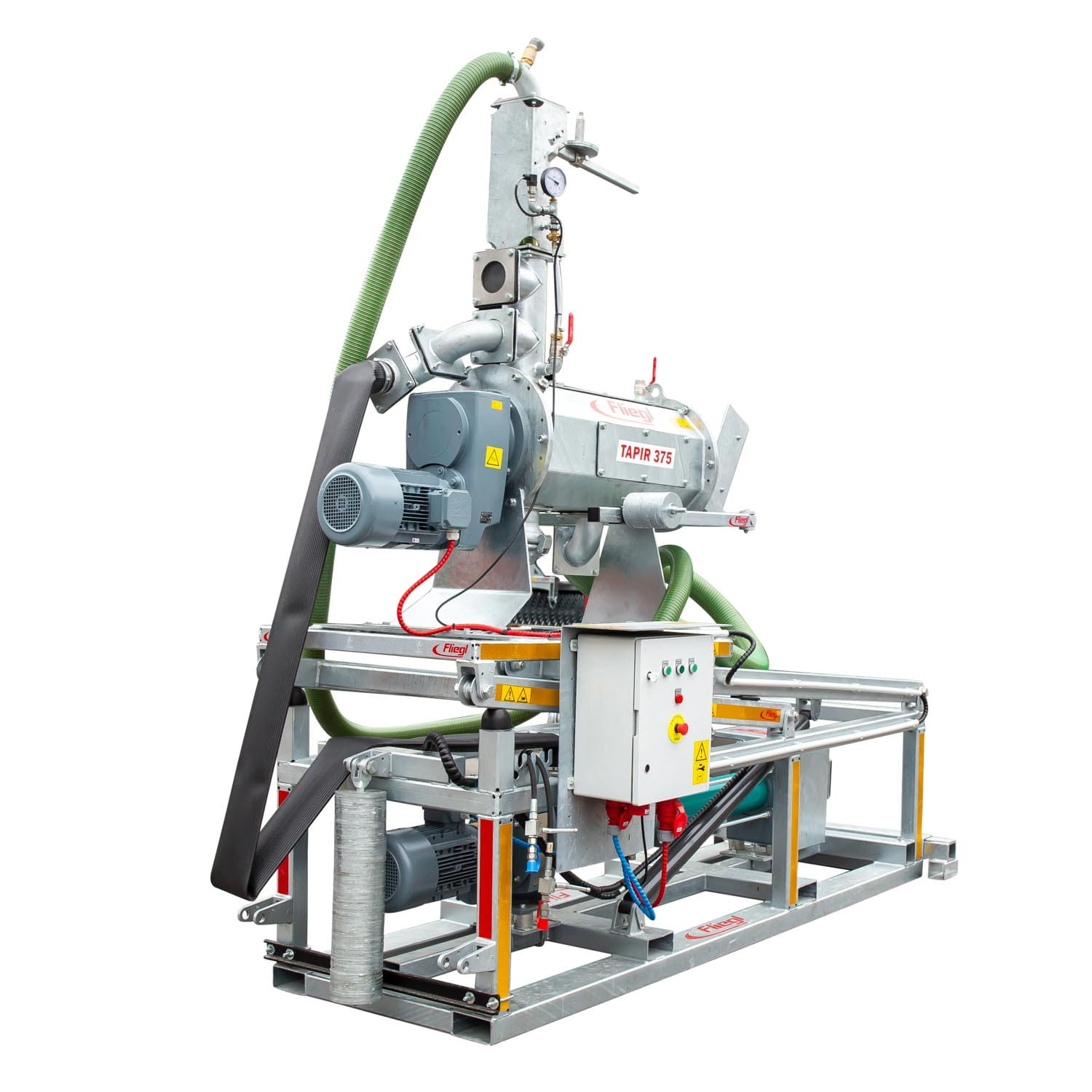 Fliegl teleskopierbarer Gülleseparator mit Exzenterschneckenpumpe – 40 m³/h