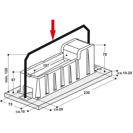 Patura Thermo Tränkewanne, Modell 6543