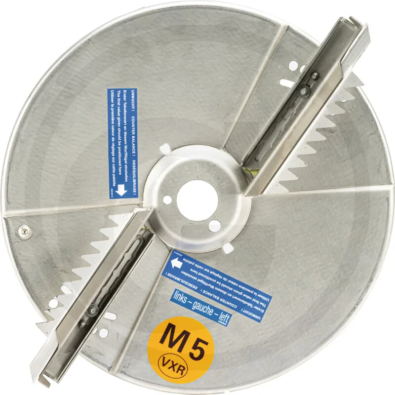 Rauch Wurfscheibe kpl. links M5 - VXR -  MDS 1121, 1131, Alpha 1101