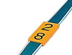 Nummernblock gelb zum Markierungsband