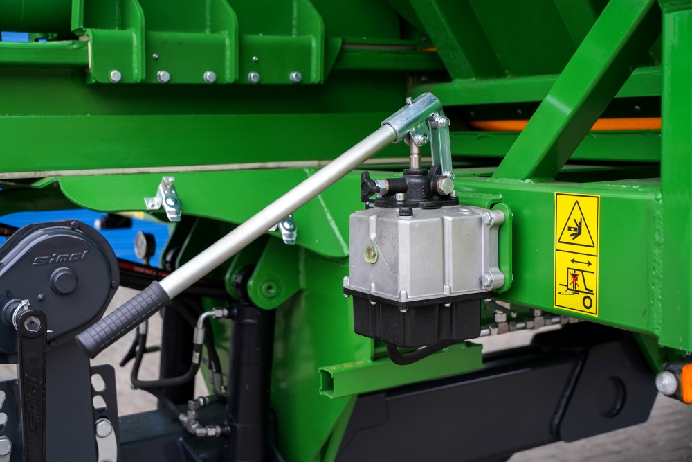Agrarmaschine, Hydraulikeinheit, Grün, Griffe, Schnellkoppler