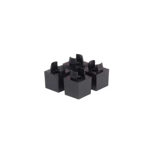 Einlegequadrate 20 mm für Torfpresse | 4er Set Würfeleinsätze 2x2x2 cm für Stecklingspresse & Jungpflanzen