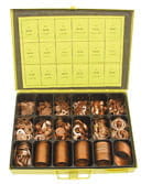 BL20433 Sortiment Kupfer Dichtringe DIN7603 (R 1/8 Zoll - 1 1/2 Zoll) - 1170-tlg