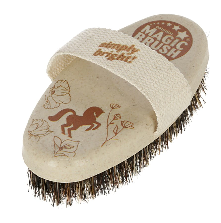 MagicBrush Pferdekardätsche WaterLily klein - Schweineborsten