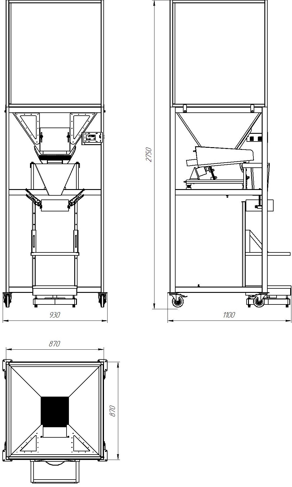 Weighing packaging machine 760L | Precise dosing 0.15–50 kg | Industry & Agriculture