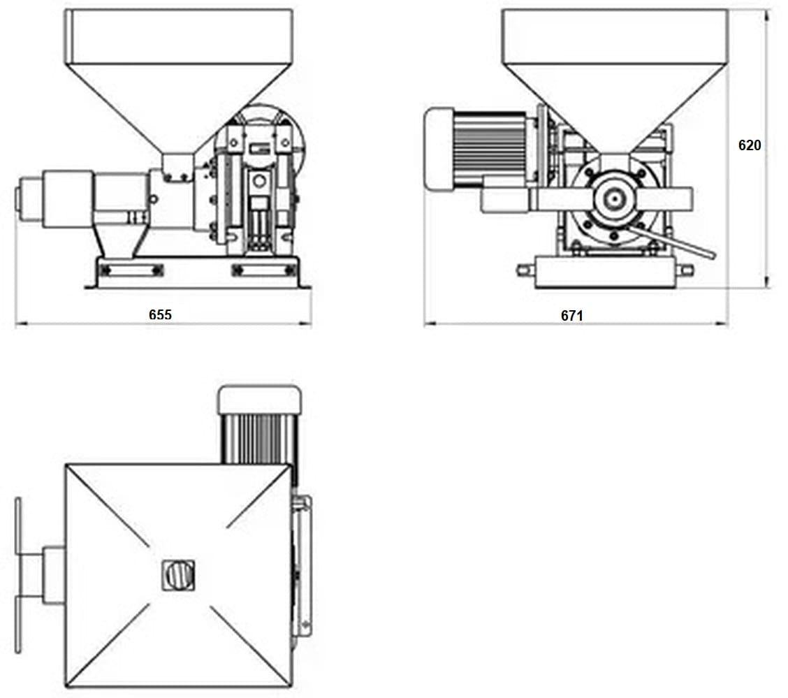 BWT 85 oil press - 400V / 4kW