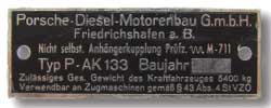 BL25544 Typenschild