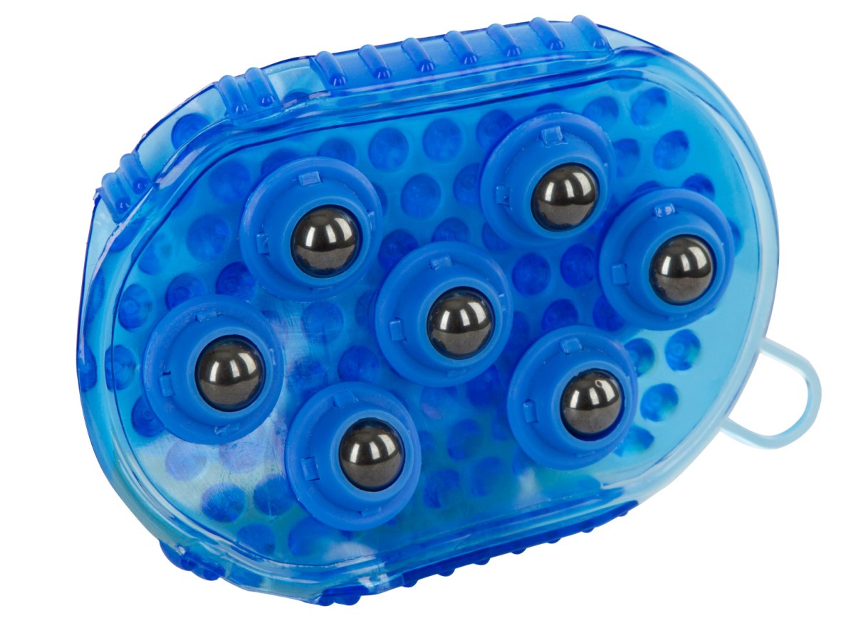 Magnetic massage brush